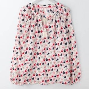 Gauzy Swallow Boden Top